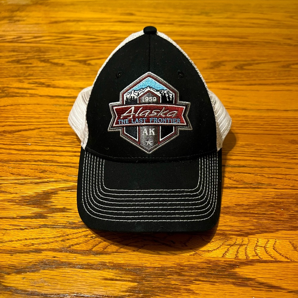 Alaska frontier trucker hat.